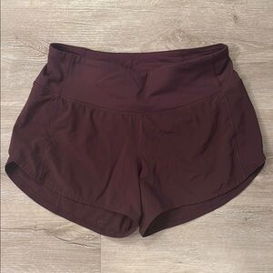 lululemon athletica Dark Red Athletic Shorts